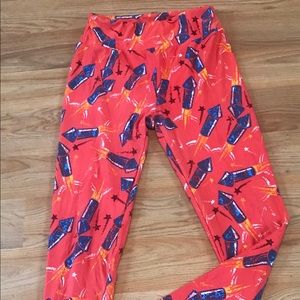 Lularoe unicorn vtg rocket sexy Americana legging